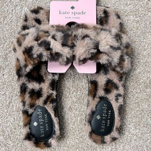 New with tags! Kate Spade Sandy Slipper, Leopard Print, Size 7